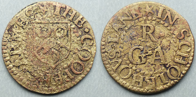 Schoolhouse Lane (Ratcliff), G R (A) THE COOPERS ARMES farthing